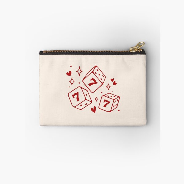 Item preview, Lucky 777 Casino Dice, Hearts & Sparkles Art, Girlypop Vibes, Positive Affirmations designed and sold by SpringTeaDesigns.