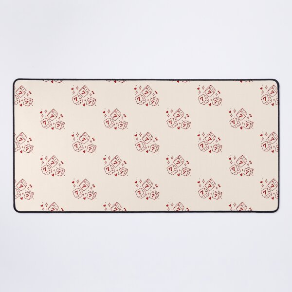 Artikelvorschau, Lucky 777 Casino Würfel, Herz- und Glitzer-Kunst, Girlypop-Vibes, positive Affirmationen entworfen und verkauft von SpringTeaDesigns.