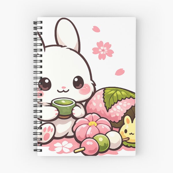Item preview, Kawaii Rabbit Matcha & Wagashi Sticker | Japanese Tea Time Anime Art designed and sold by kawaii animal store (in Japan).