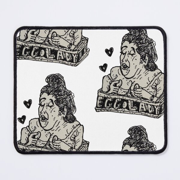 Item preview, “Egg Lady” Pink Flamingos designed and sold by ArtaxLives.