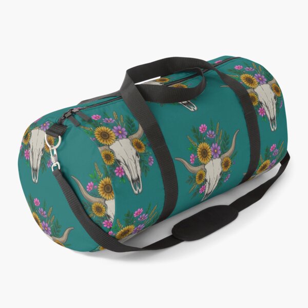 Item preview, Grew Wild, Bloomed Anyway Boho Longhorn Skull Wildflower Design designed and sold by Ink & Kind Studio.