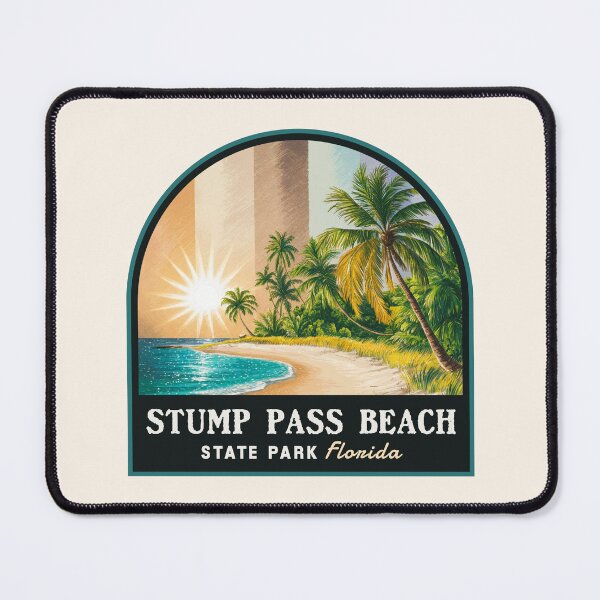 Item preview, Stump Pass Beach State Park (Florida), USA designed and sold by PinkandP.
