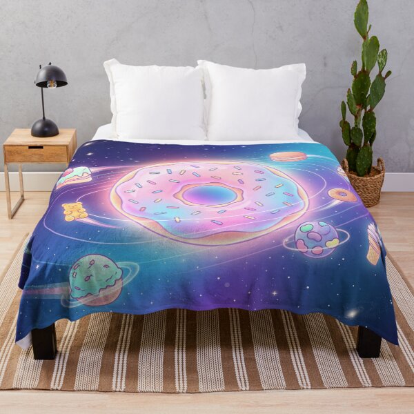 Aperçu de l'œuvre Donut Sun with Orbiting Dessert Planets créée et vendue par ASTRAL ART LAB.