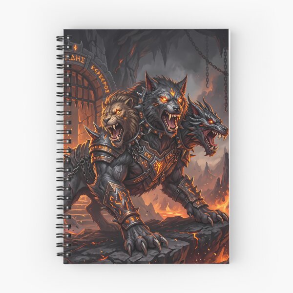 Item preview, C Cerberus Three Headed Hellhound Gates Of Hades designed and sold by ART ATTACK ZONE.