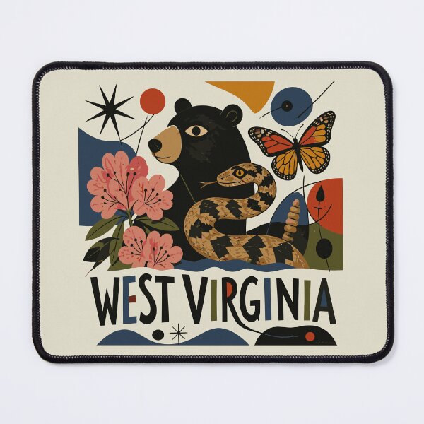 Item preview, Wild And Wonderful West Virginia Folk Art designed and sold by taiche.