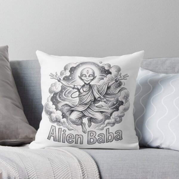 Item preview, Alien Baba Pencil Sketch Sticker designed and sold by krazzyremo.
