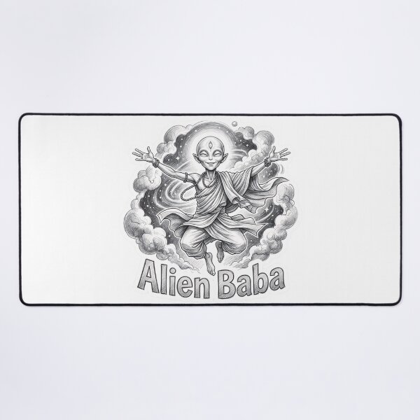 Item preview, Alien Baba Pencil Sketch Sticker designed and sold by krazzyremo.