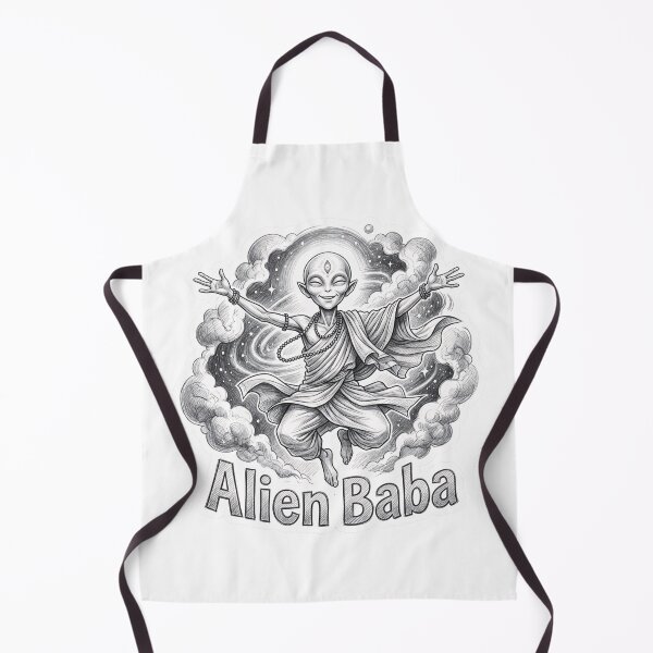 Item preview, Alien Baba Pencil Sketch Sticker designed and sold by krazzyremo.