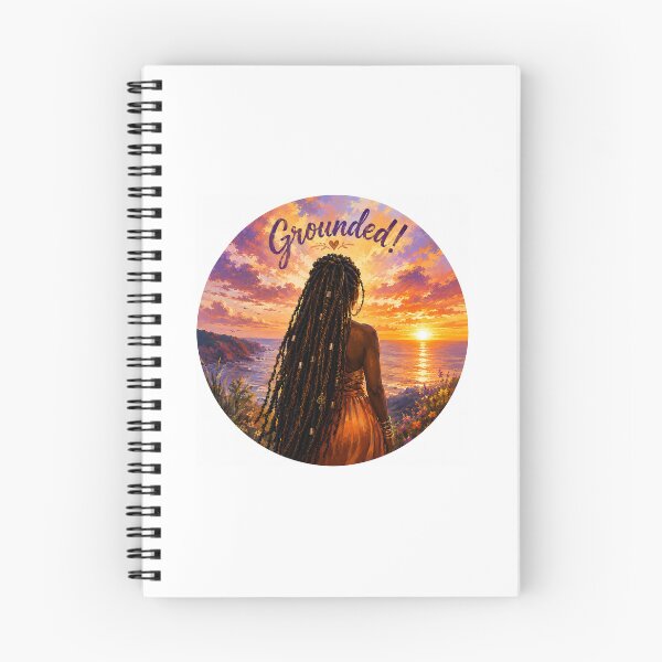 Item preview, Pretty young lady with long locs looking at the water.  designed and sold by PlantYourLocs.