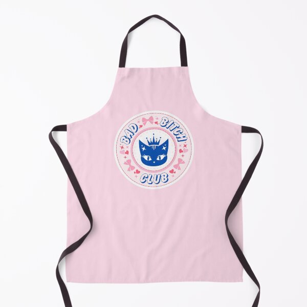 Item preview, Bad Bitch Club Cat Lovers Retro Badge Design, Pink Aesthetic Stationery & Decor designed and sold by SpringTeaDesigns.