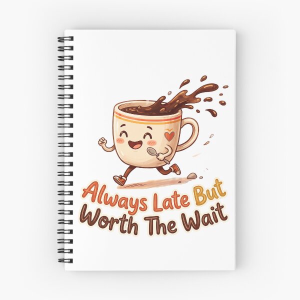 Item preview, Always Late But Worth The Wait Funny Coffee Cup designed and sold by Flow-90.