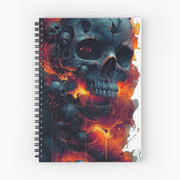 Item preview, Infernal Skull Art designed and sold by Mystic & Celestial Art.