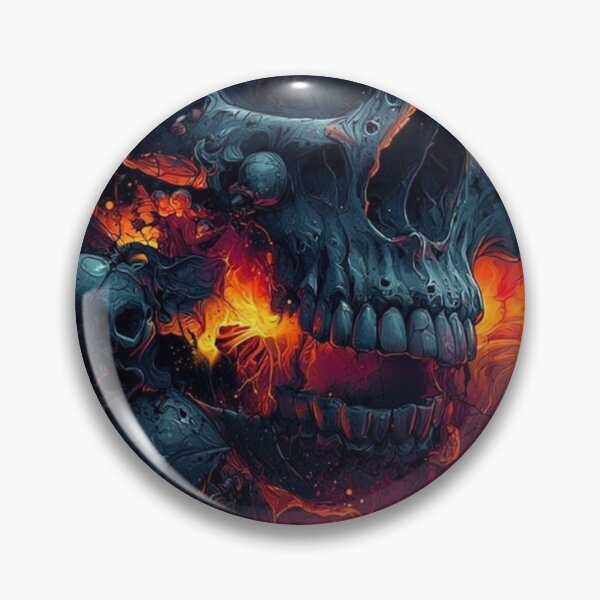 Item preview, Infernal Skull Art designed and sold by Mystic & Celestial Art.