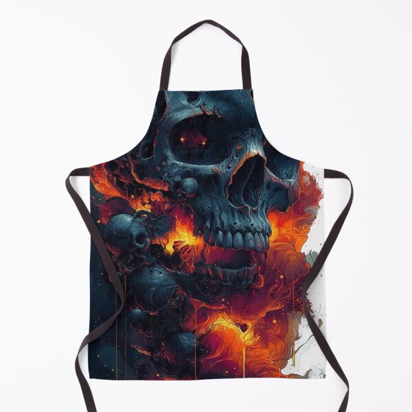 Item preview, Infernal Skull Art designed and sold by Mystic & Celestial Art.