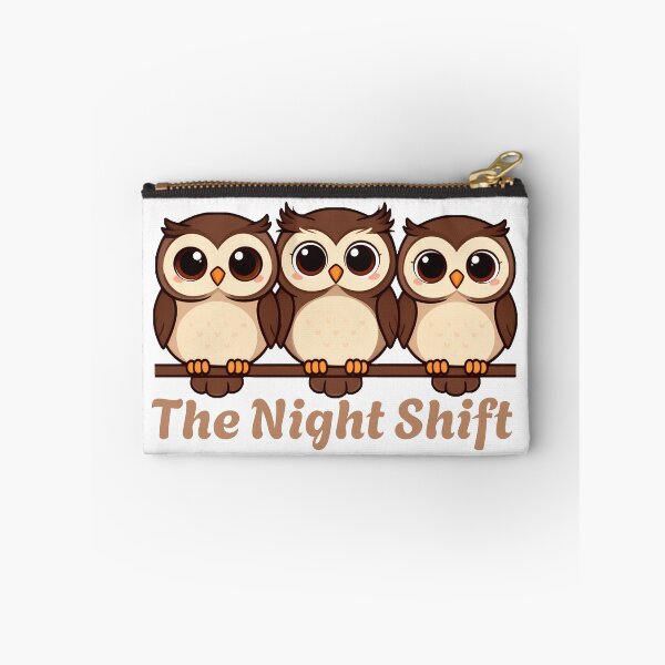 Item preview, Night Shift Owl Illustration designed and sold by WrenAndWhimsy.