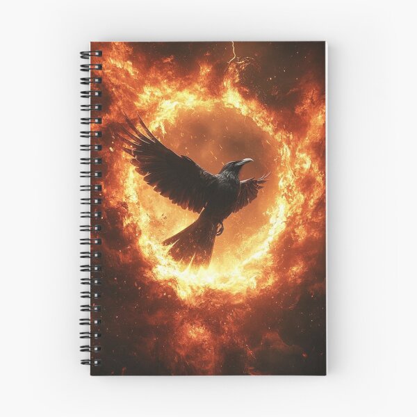 Item preview, Cuervo de Fuego designed and sold by Mystic & Celestial Art.