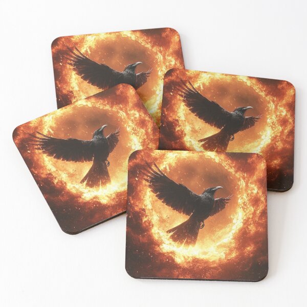Item preview, Raven of Fire  designed and sold by Mystic & Celestial Art.