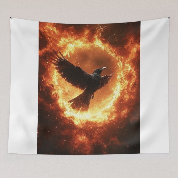 Item preview, Raven of Fire  designed and sold by Mystic & Celestial Art.