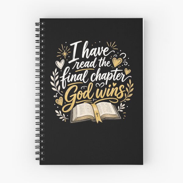 Item preview, God Wins I have read the final chapter Christian Faith designed and sold by snowry.