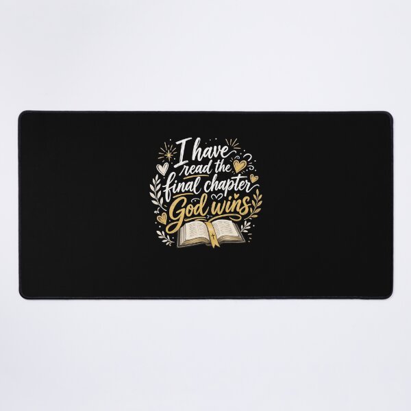 Item preview, God Wins I have read the final chapter Christian Faith designed and sold by snowry.