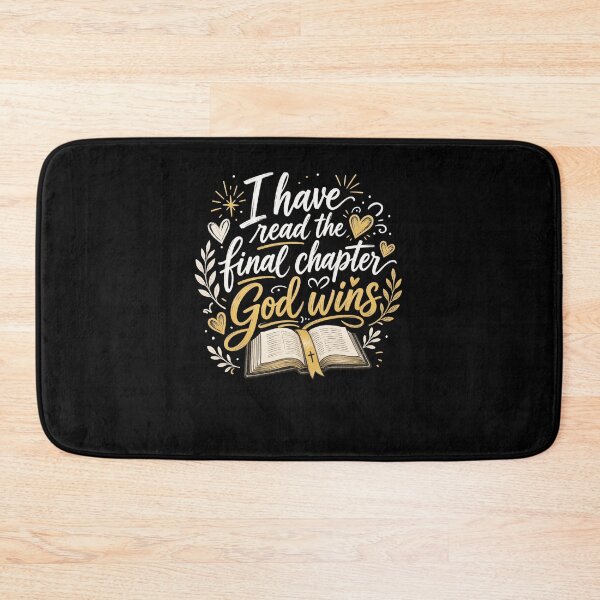 Item preview, God Wins I have read the final chapter Christian Faith designed and sold by snowry.