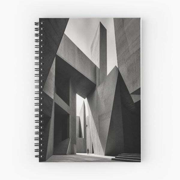 Item preview, Abstract Brutalist Architecture Geometric Shadow Play Art Print designed and sold by Gameshalah's Digital Library.