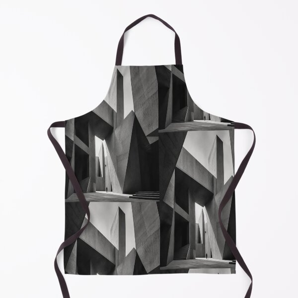 Item preview, Abstract Brutalist Architecture Geometric Shadow Play Art Print designed and sold by Gameshalah's Designs Hub.