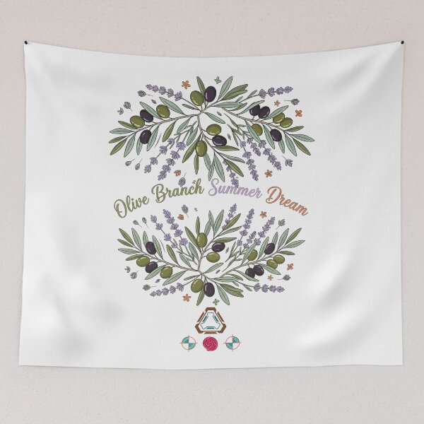 Item preview, Olive Branch Summer Dream designed and sold by Whimsy Trail Co.