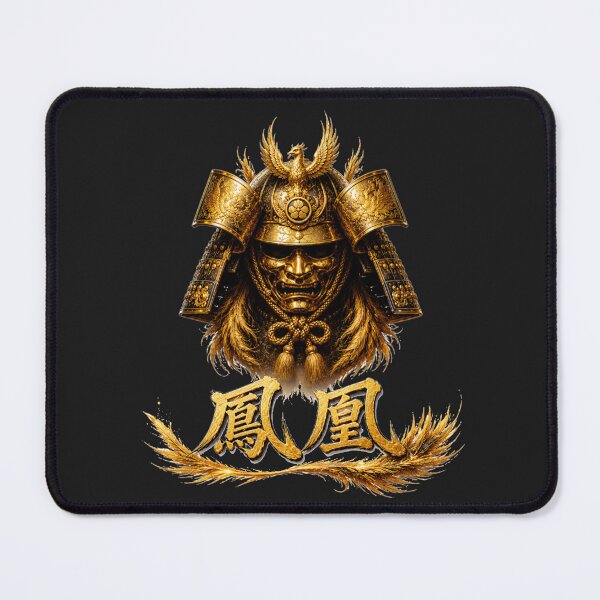 Item preview, Golden Samurai Helmet Phoenix – Japanese Kabuto Art, Luxury Warrior Design designed and sold by Kurekou Lab.
