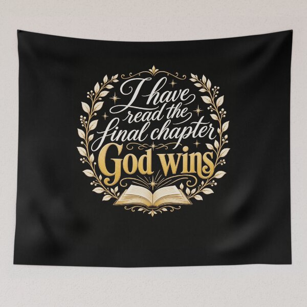 Item preview, I Have Read The Final Chapter God Wins Faith designed and sold by snowry.