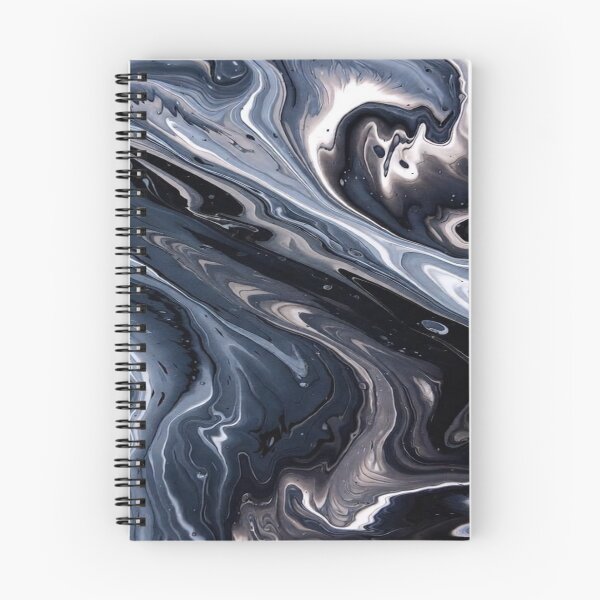 Item preview, Midnight Marble Flow Abstract Art designed and sold by MHprinting.