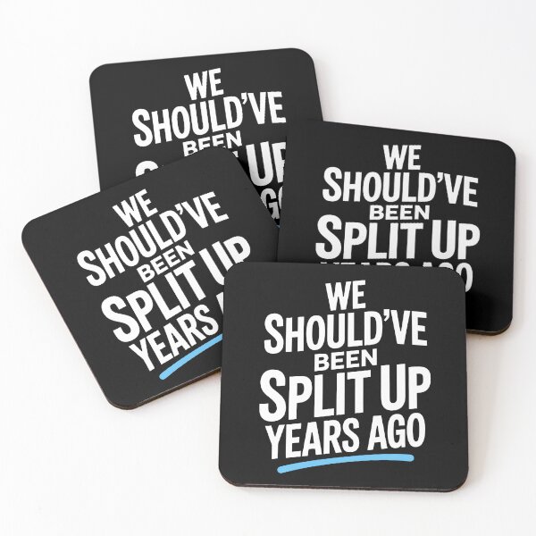 Item preview, We Should've Been Split Up Years Ago Funny Best Friend Group Gift designed and sold by Say It With Ink.