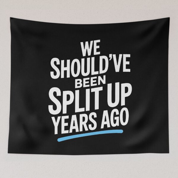 Item preview, We Should've Been Split Up Years Ago Funny Best Friend Group Gift designed and sold by Say It With Ink.
