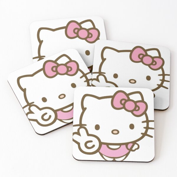 Aperçu de l'œuvre Hello Kitty signe de paix créée et vendue par designs-4-u-xx.