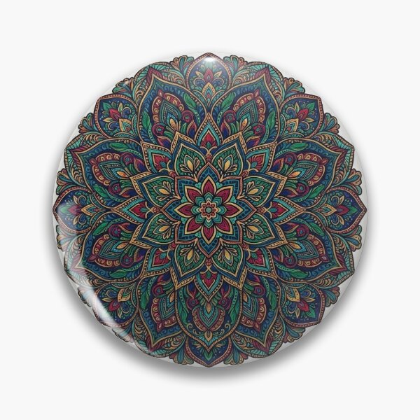 Item preview, Traditional Indian Mandala Pattern - Colorful Boho Ethnic Art designed and sold by skpcreation.