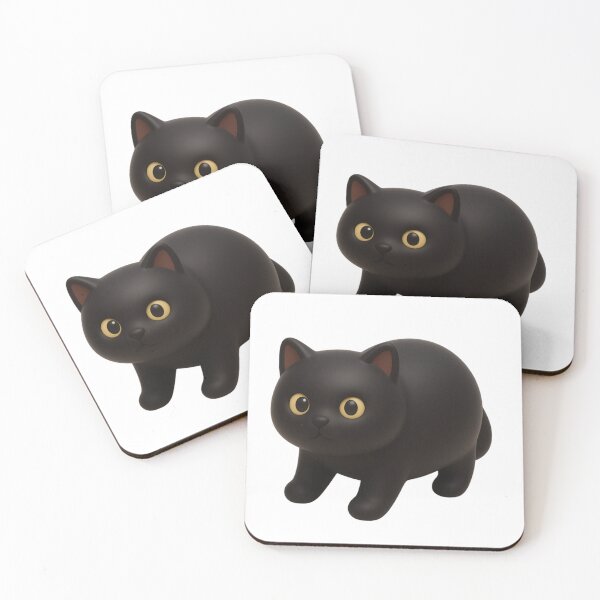 Item preview, Black Cat Cute designed and sold by lolliesmadworld.