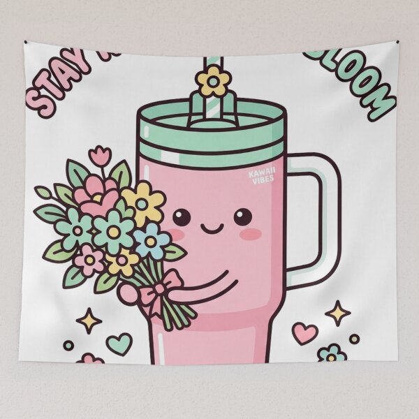 Item preview, Cute Kawaii Style Cartoon Stanley Tumbler Cup Wi designed and sold by tushartanvir.