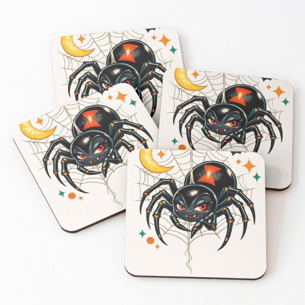 Item preview, Spooky Spider – Retro Halloween Illustration designed and sold by Rare Good Girl Designs.