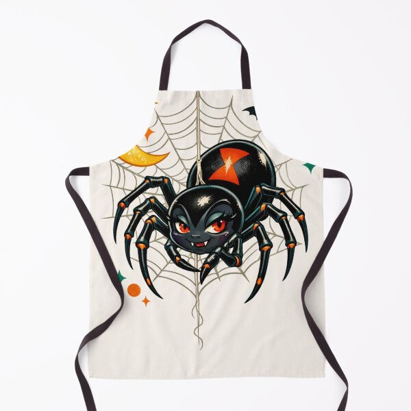 Item preview, Spooky Spider – Retro Halloween Illustration designed and sold by Rare Good Girl Designs.