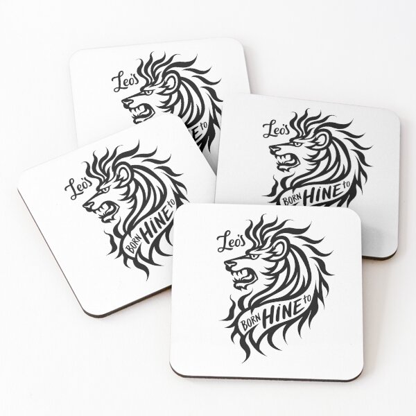 Item preview, Leo's Roar: Born to Shine - Bold Lion Head Tattoo Flash designed and sold by Qubivibe.