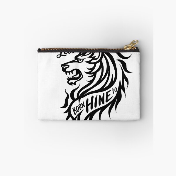 Item preview, Leo's Roar: Born to Shine - Bold Lion Head Tattoo Flash designed and sold by Qubivibe.