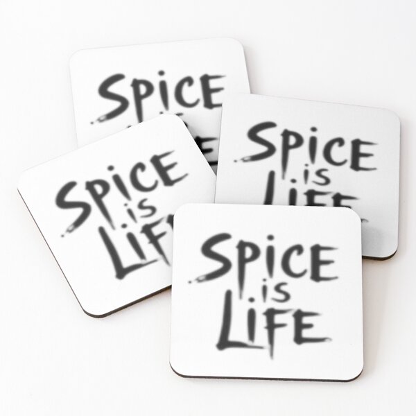 Item preview, SPICE IS LIFE - Bold Black Ink Typography Design designed and sold by Qubivibe.