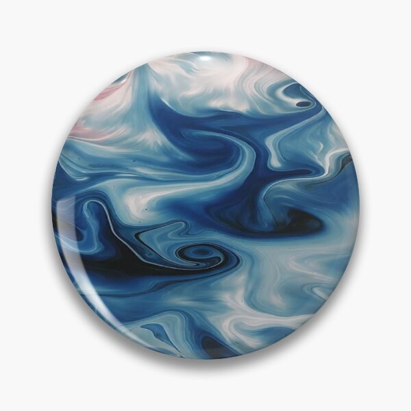 Item preview, Blue Red Marble Fluid Abstract designed and sold by MHprinting.