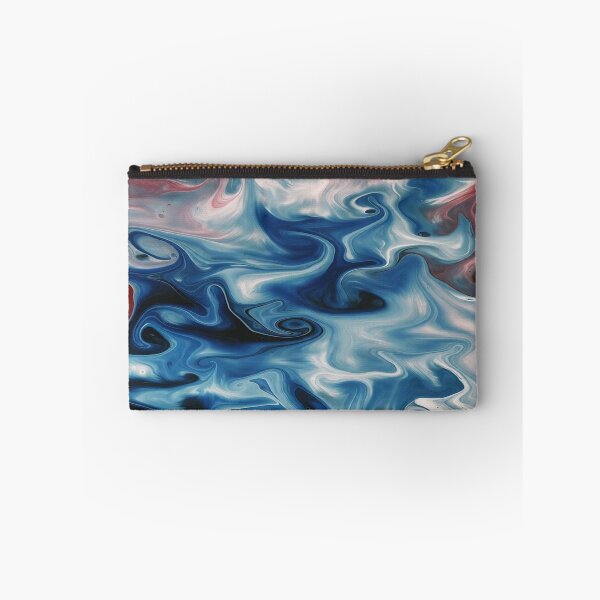 Item preview, Blue Red Marble Fluid Abstract designed and sold by MHprinting.
