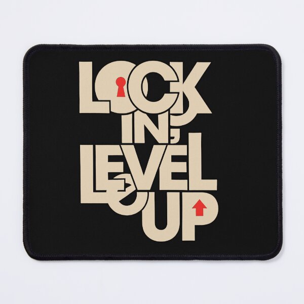 Item preview, Lock In, Level Up designed and sold by Zoetic_Designz.