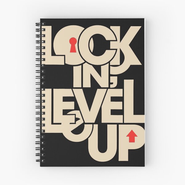 Item preview, Lock In, Level Up designed and sold by Zoetic_Designz.