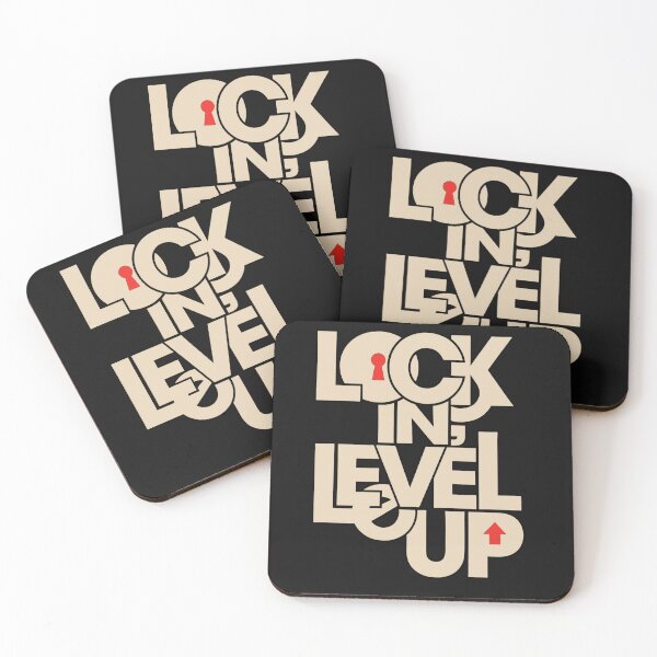 Item preview, Lock In, Level Up designed and sold by Zoetic_Designz.