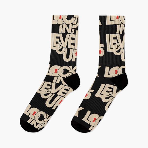 Item preview, Lock In, Level Up designed and sold by Zoetic_Designz.