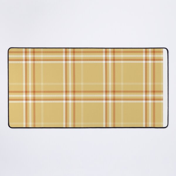 Item preview, Yellow, Orange and White Tartan Pattern designed and sold by TeeGeeTees.