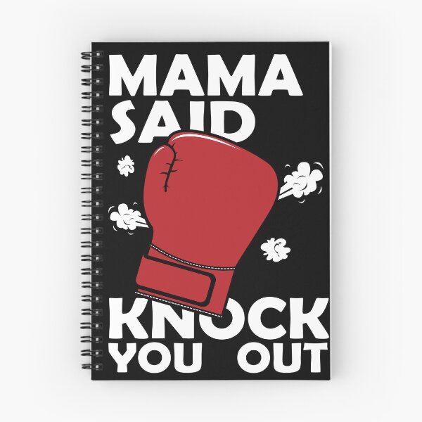 Item preview, Mama Said Knock You Out Boxing Quote designed and sold by teeperfect.